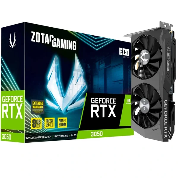 کارت گرافیک زوتک مدل Gaming geforce RTX 3050 ECO 8GB GDDR6